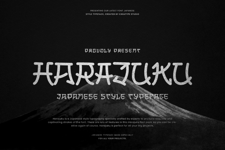 Harajuku字体 2