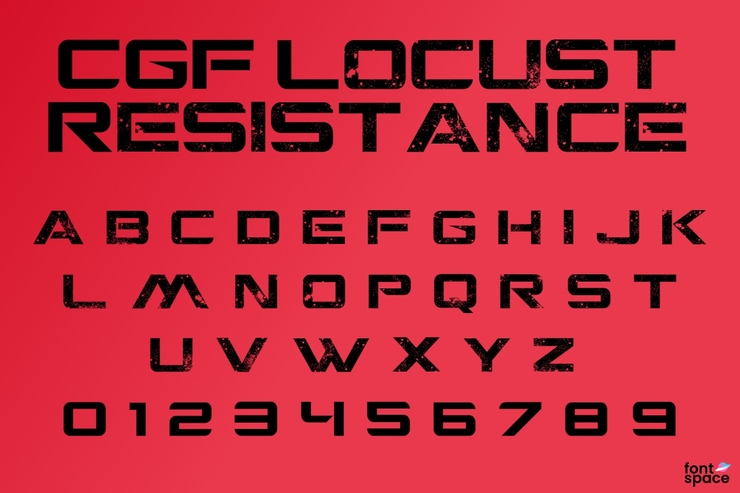 CGF Locust Resistance字体 2