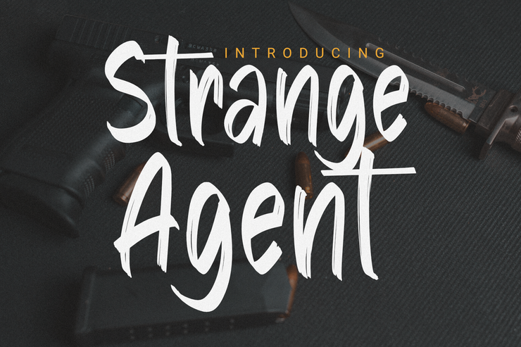 Strange Agent字体 6