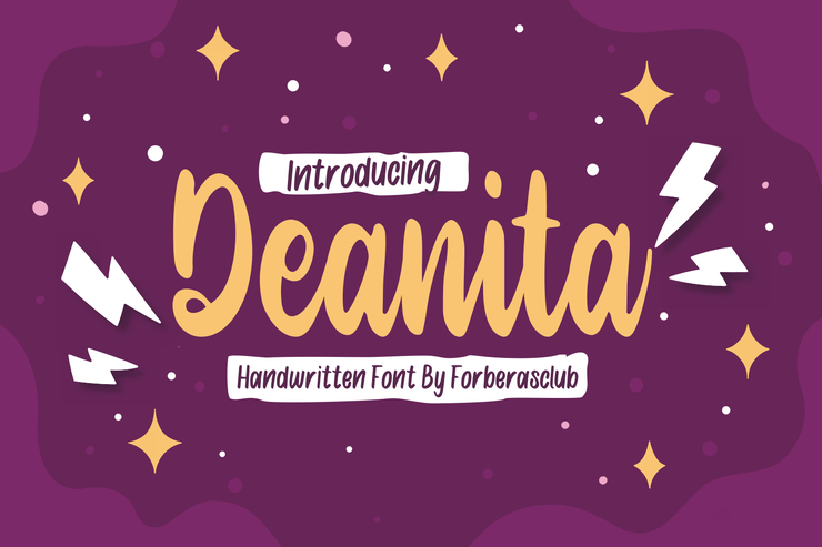 Deanita字体 5