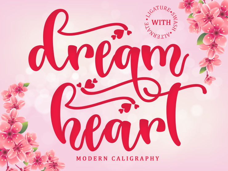 Dream Heart字体 3