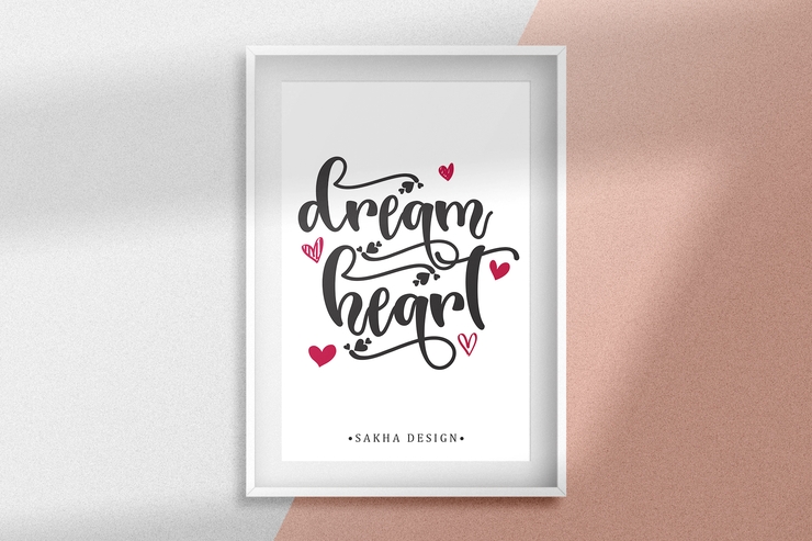 Dream Heart字体 9