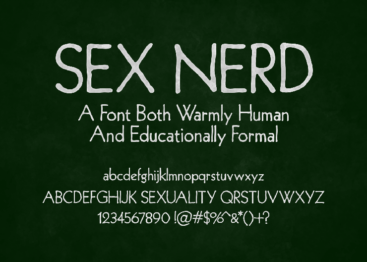 Sex Nerd字体 1