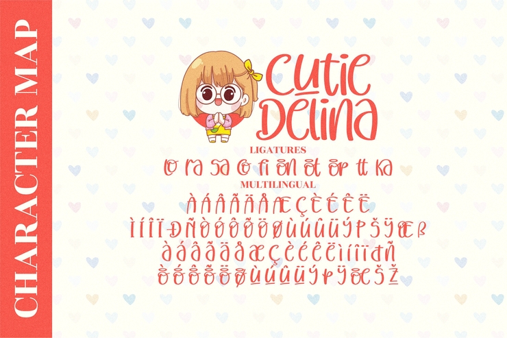 Cutie Delina字体 9