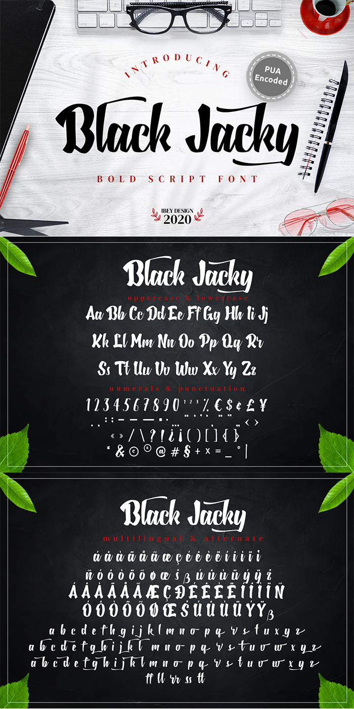 Black Jacky字体 1