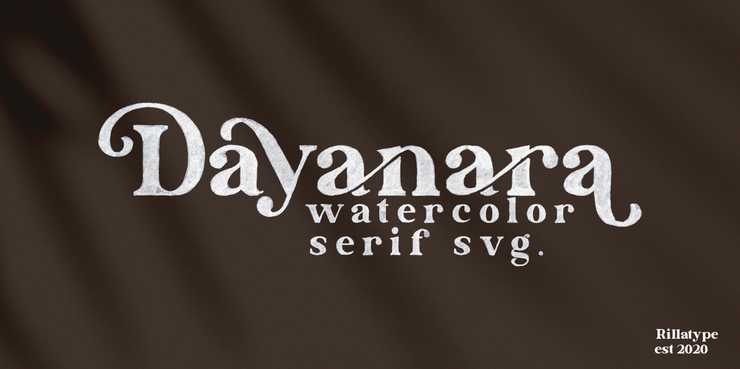 Dayanara字体 2