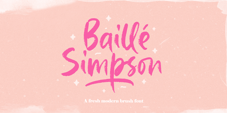 Baille Simpson字体 1