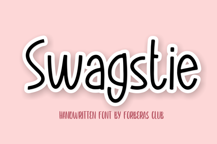 Swagstie字体 4