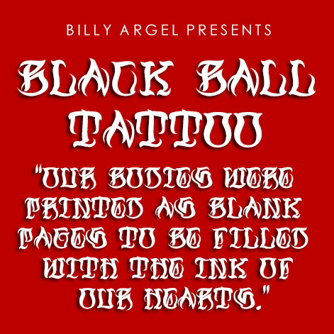 Black Ball Tattoo字体 2