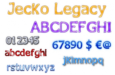 Jecko Legacy字体 1