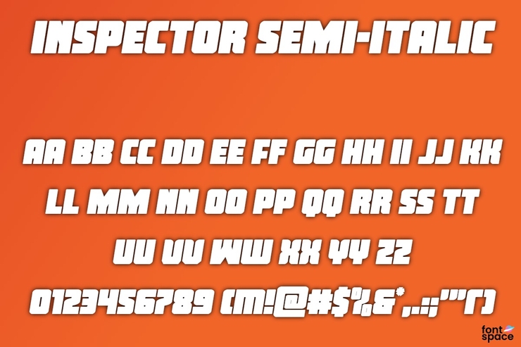 Inspector General字体 4