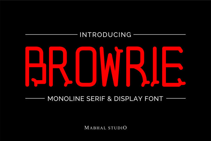 BROWRIE字体 1