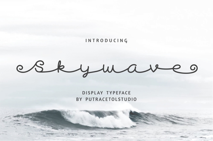 Skywave字体 1