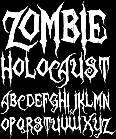 Zombie Holocaust字体 1