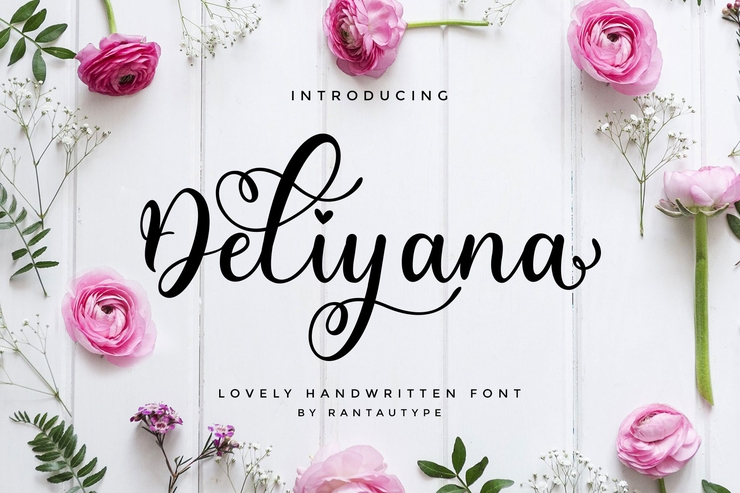Deliyana字体 5