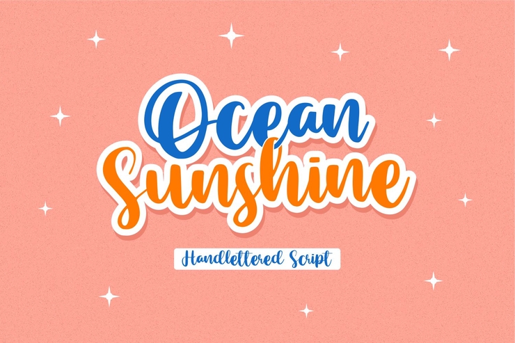 Ocean Sunshine字体 2