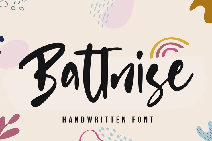 Battnise字体 2