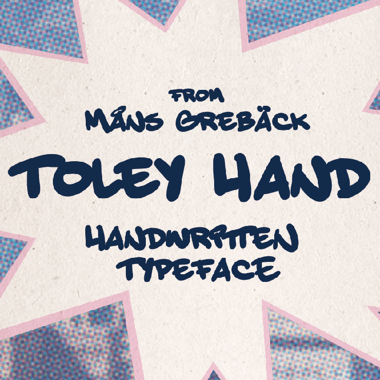 Toley Hand字体 4