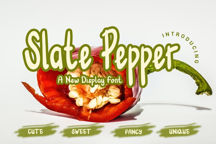 Slate Pepper字体 10
