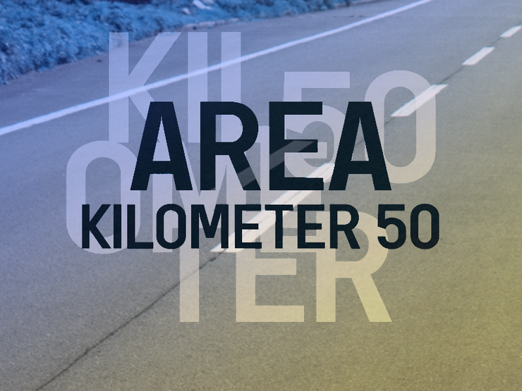 a Area Kilometer 50字体 1