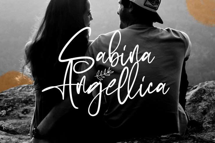 Sabina Angellica字体 10