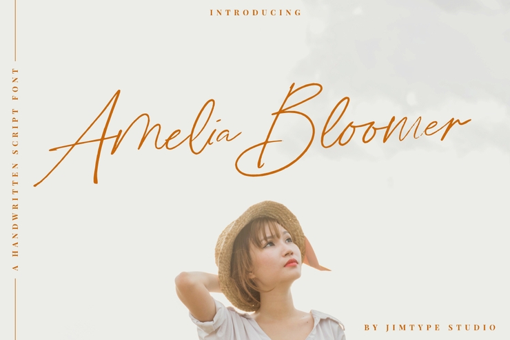 Amelia Bloomer字体 8