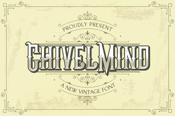 Chivel Mind字体 3