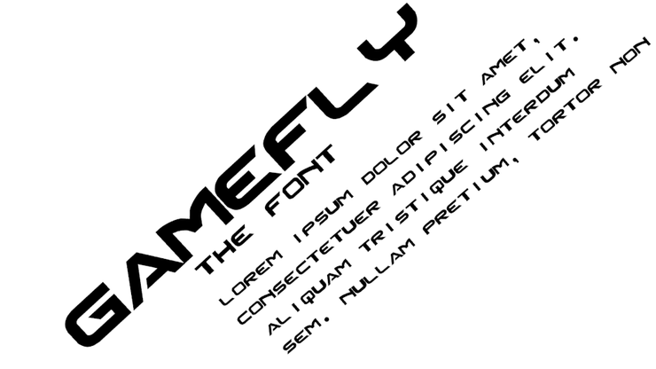 Gamefly字体 1