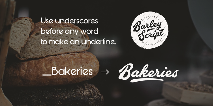 Barley Script字体 1