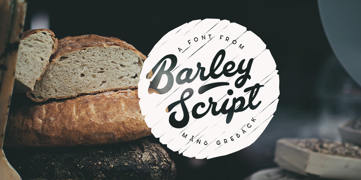 Barley Script字体 2