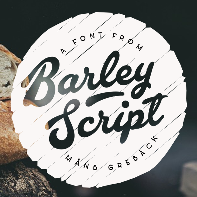 Barley Script字体 4