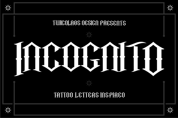 Incognito字体 2