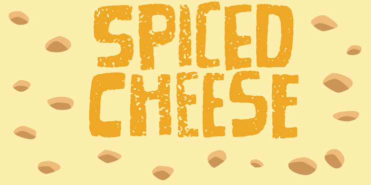 Spiced Cheese字体 2