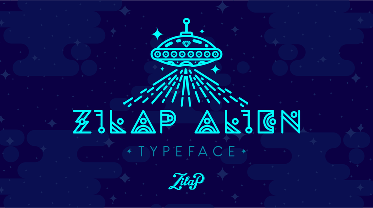 Zilap Alien字体 2