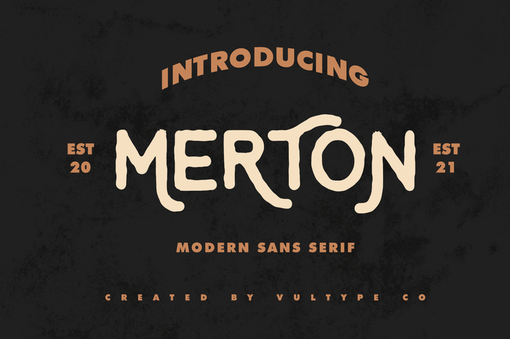 Merton字体 6
