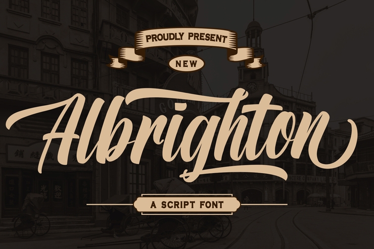 Albrighton字体 4