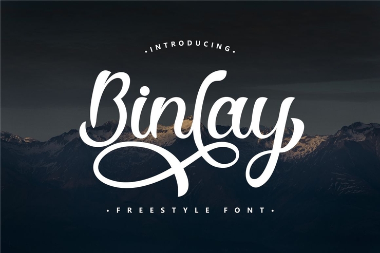 Binlay字体 1