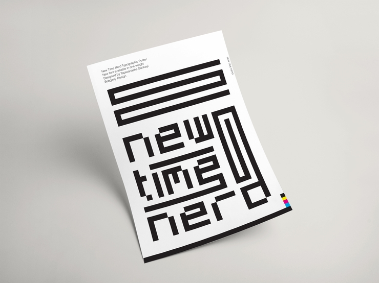New Time Nerd字体 2