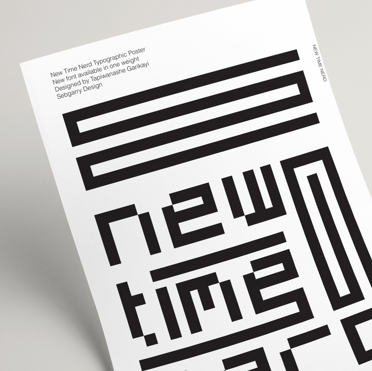 New Time Nerd字体 9
