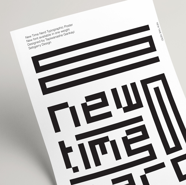 New Time Nerd字体 10