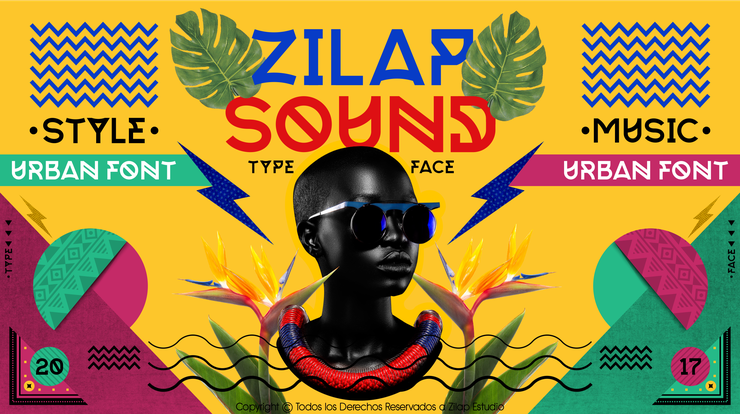 Zilap Sound字体 4