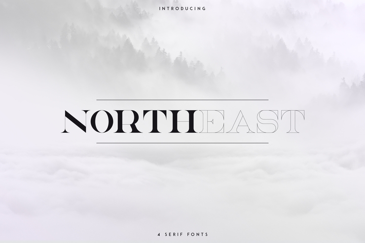 NorthEast字体 1