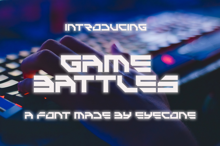 Game Battles字体 1