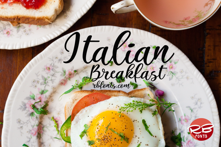 Italian Breakfast字体 1
