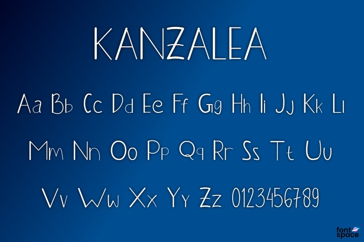 KANZALEA字体 1