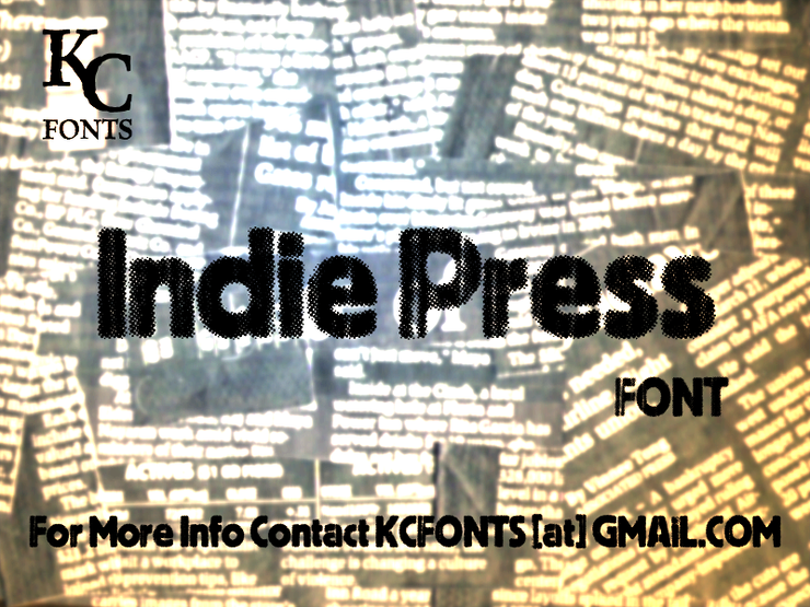 Indie Press字体 1