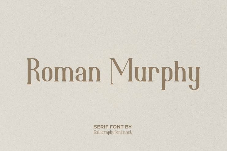 Roman Murphy字体 1