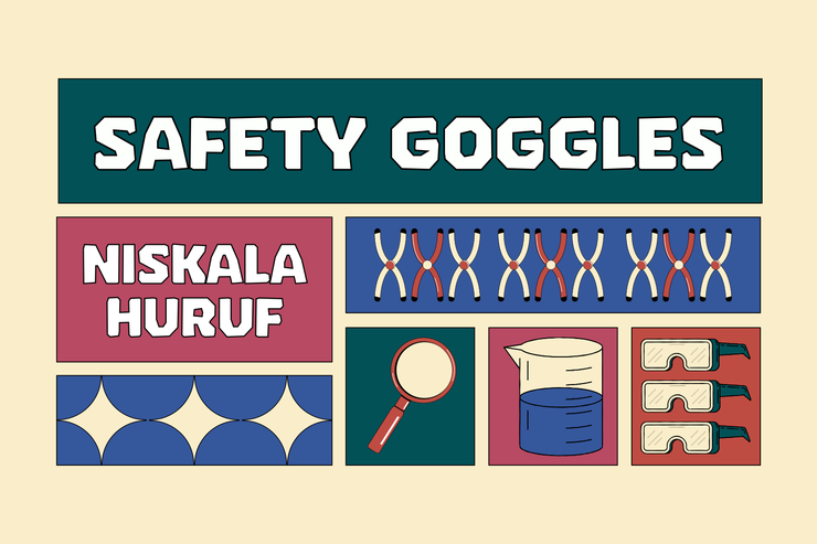 Safety Goggles字体 1