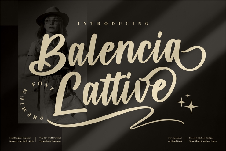 Balencia Lattive字体 5