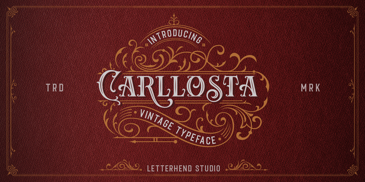 Carllosta字体 1